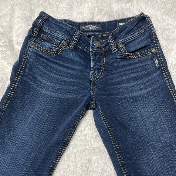 Silver Bootcut Jeans - Picture 2 of 4